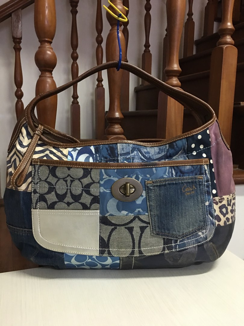 Coach Denim Bag, Women's Fashion, Bags & Wallets, Shoulder Bags on