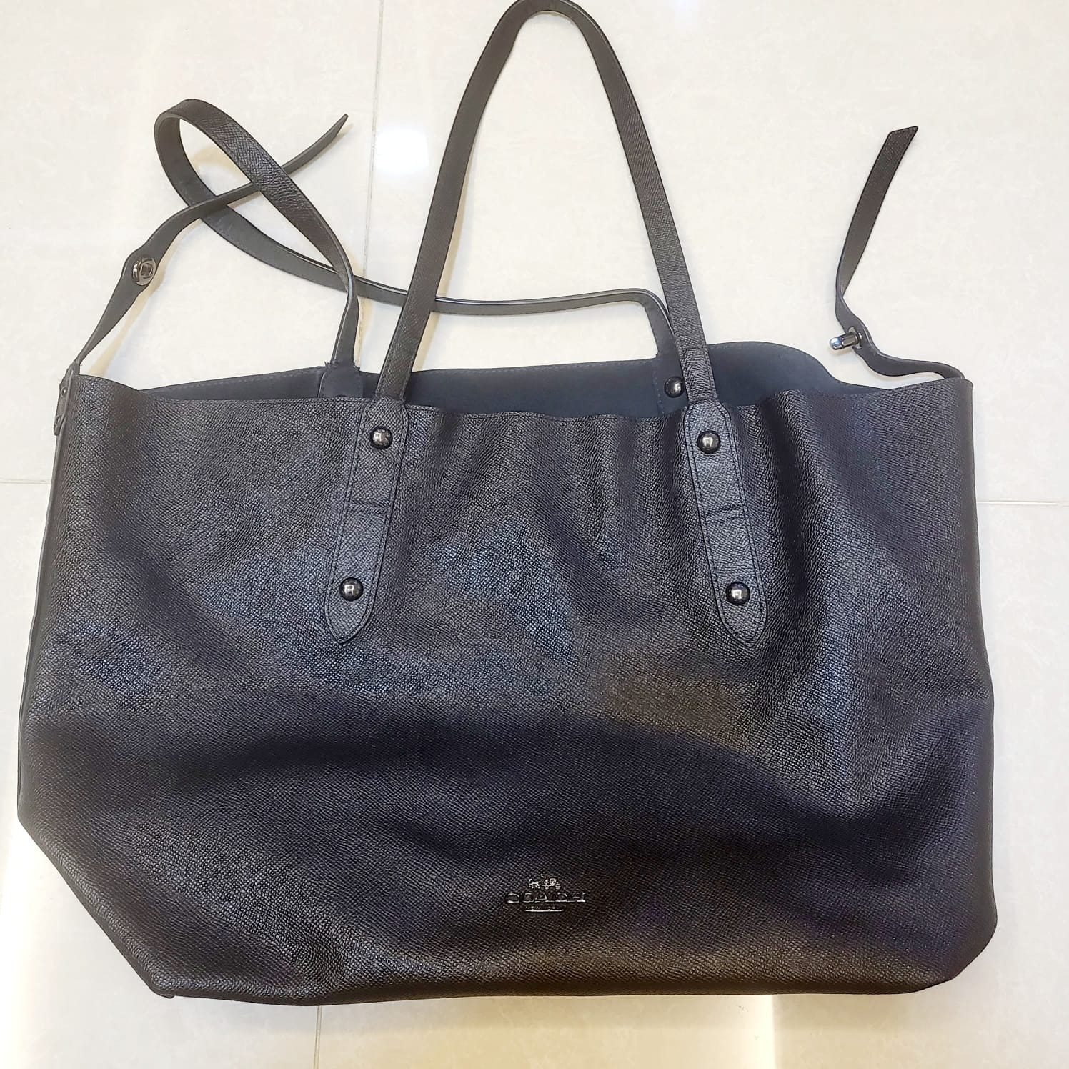 Coach reversible clearance large market tote