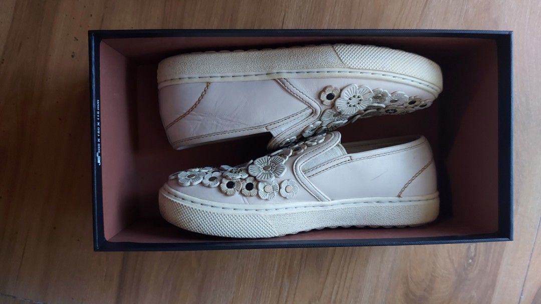 Coach tea rose sneakers new arrivals