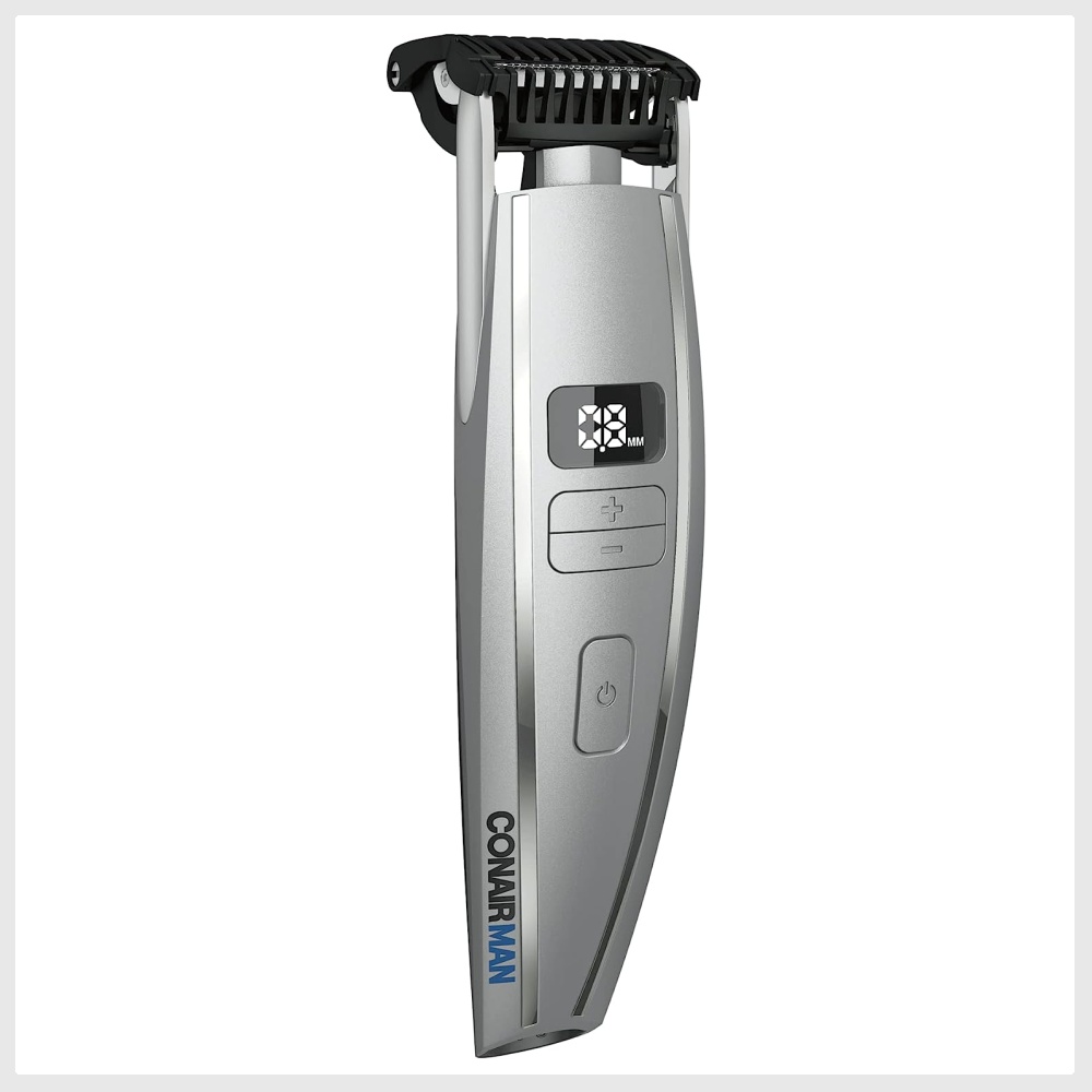 ConairMAN Beard and Stubble Trimmer with Flex Head and Premium Etched  Blades, Cord/Cordless with Digital Length Control Beard and Stubble Trimmer  (i-Stubble; Cord/Cordless), Beauty  Personal Care, Men's Grooming on  Carousell