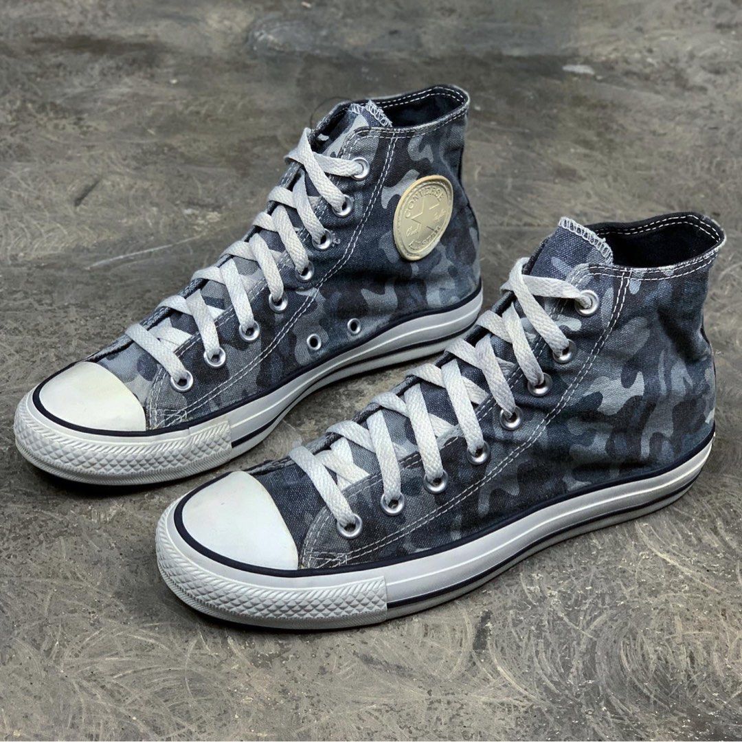 Converse CT Hi Camo, Fesyen Pria, Sepatu Sneakers di Carousell