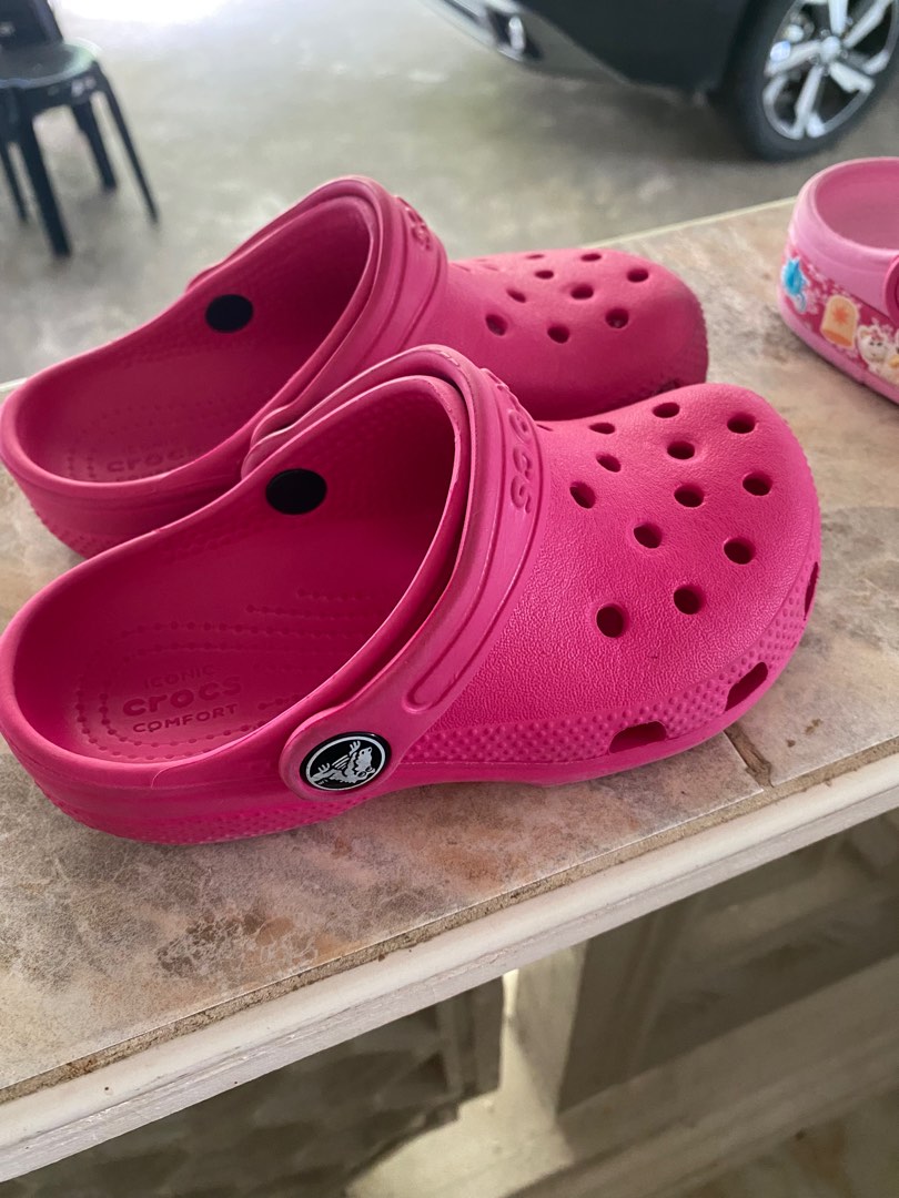 Candy pink new arrivals crocs