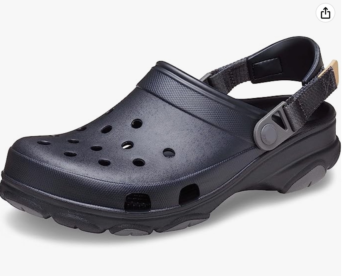 Crocs Unisex Adult Classic All Terrain Clog Black SIZE US 12