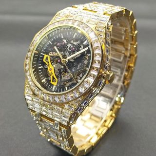 Ap skeleton watch iced out new arrivals