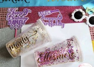 Customized gift cursive English name Zojirushi bullet cover