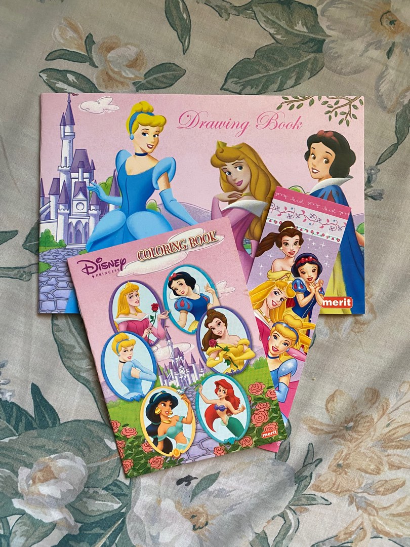 Disney Princess Coloring and Drawing Book on Carousell