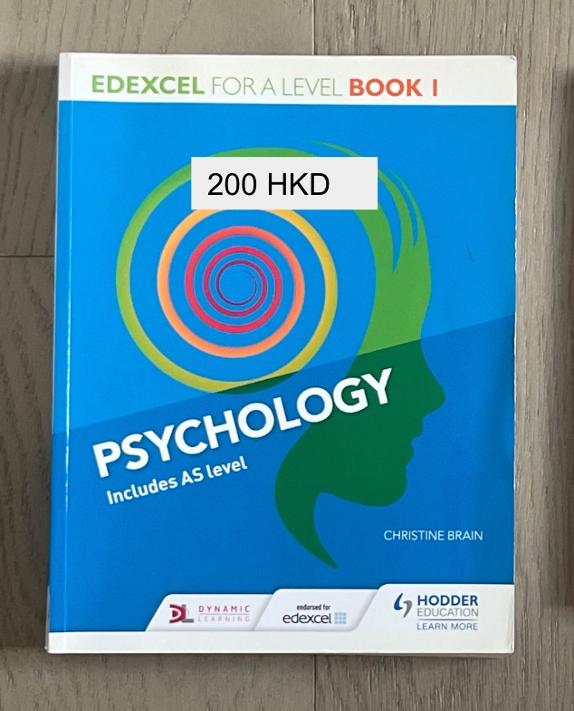 EDEXCEL for Alevels Psychology textbook (Includes AS Level), 興趣及遊戲, 書本