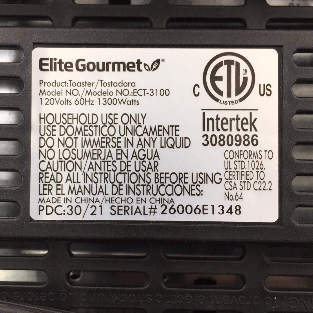 Elite Gourmet ECT-3100 Review