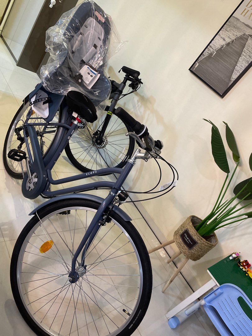 Elops 120 Decathlon bicycle with child seat, Sports Equipment, Bicycles
