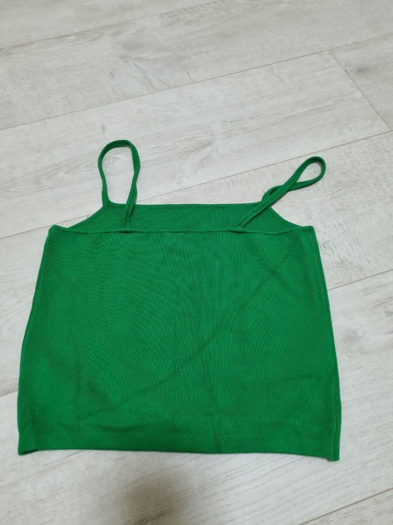 Emerald Crop Top With Embroidery Details main image 0
