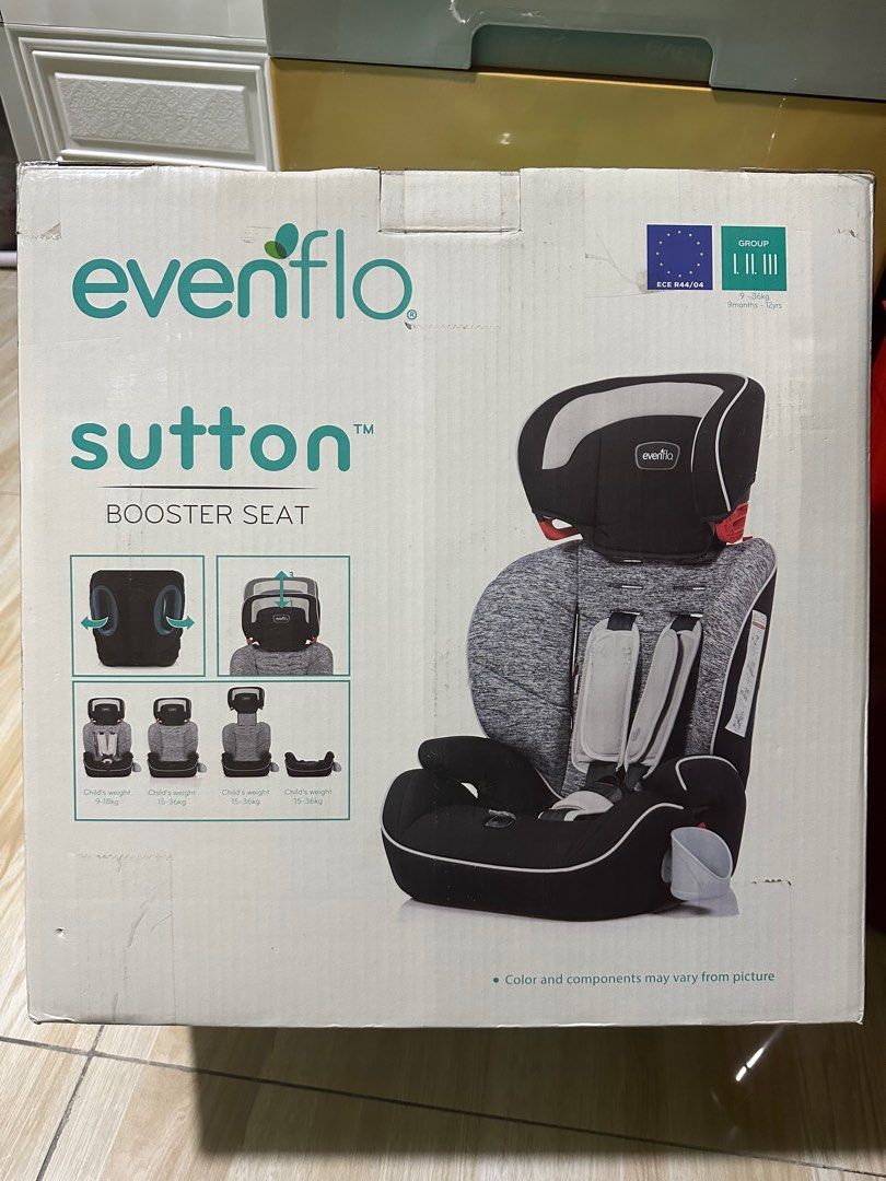 Evenflo Sutton Booster Car Seat Babies Kids Going Out Car