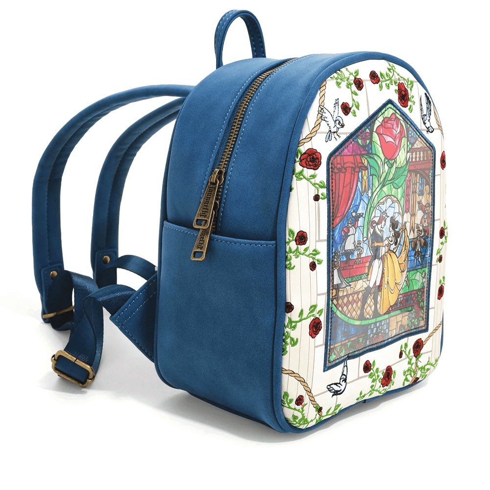 Loungefly x Beauty and The Beast Belle Embossed Charm Bag