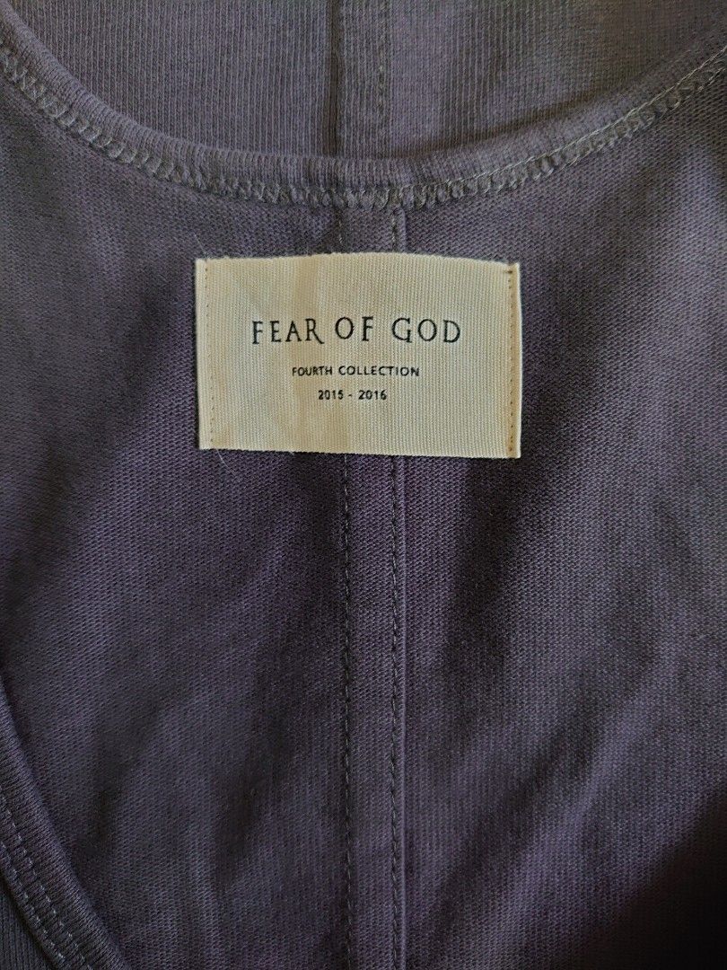 Fear of God 4th Collection Elongated Tank Top ( Charcoal Gray 