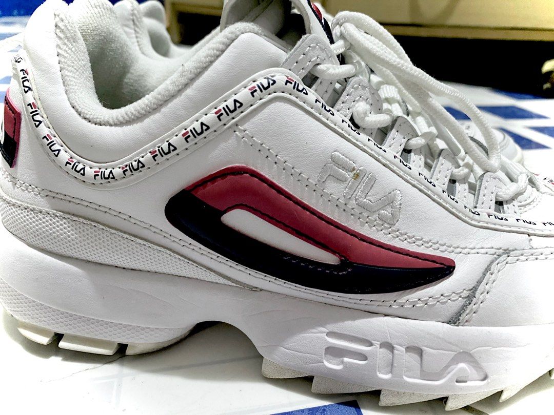 Red fila shoes disruptor 2 clearance