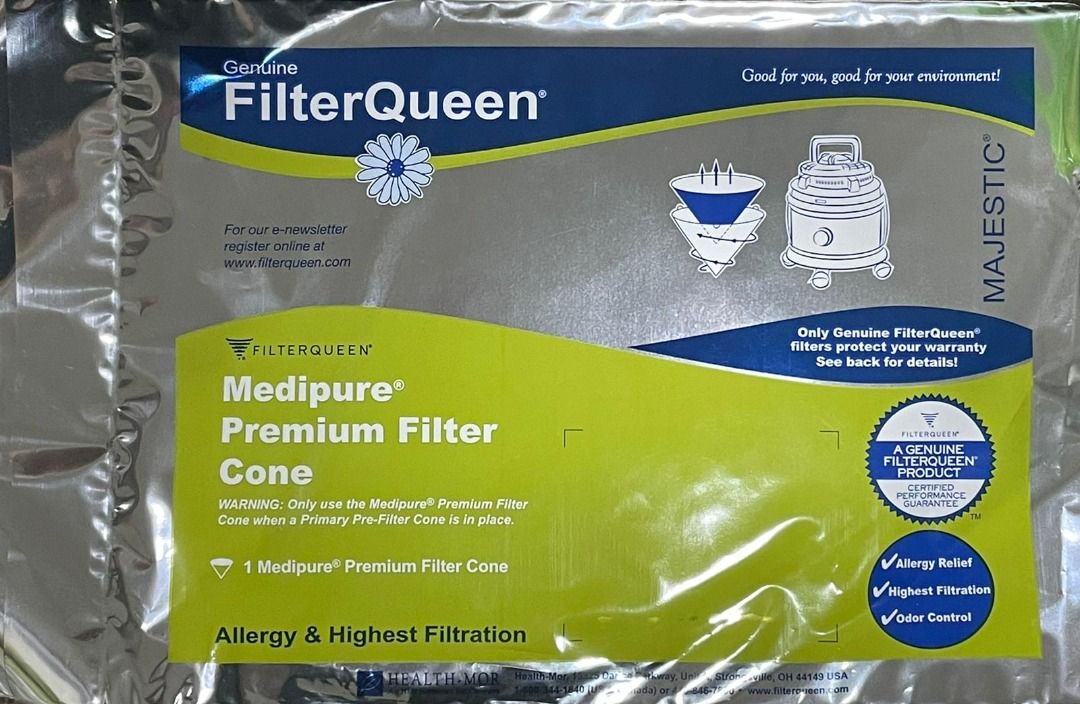 FilterQueen Medipure Premium Filter Cone, Furniture & Home Living