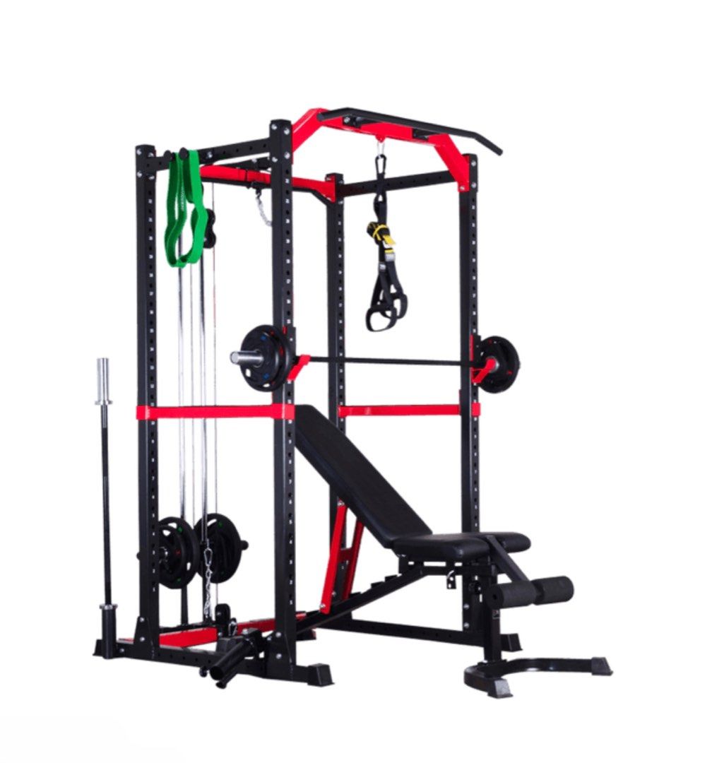 Full Home Gym Set , Sports Equipment, Exercise & Fitness, Weights &  Dumbbells on Carousell