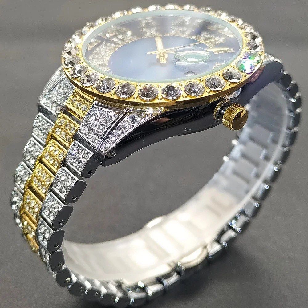 Fully diamond watch outlet