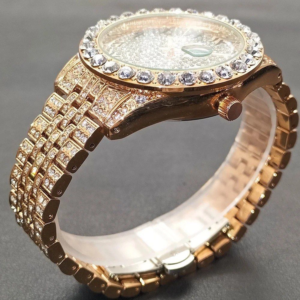 Iced out rolex clearance ring