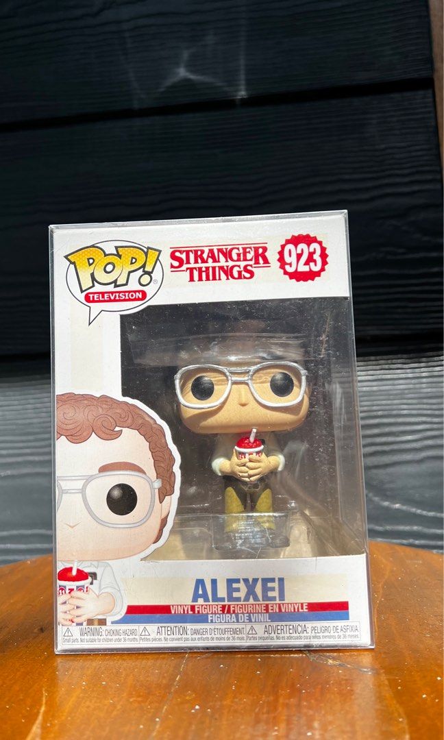 Funko Pop Stranger Things (Category: Designer & Blind Box Toys) located in Baguio. Submitted by michaels_closet (Listing ID 1242349779, Image 1). Description: For Sale! Funko Pop ST: Alexei cond: 9/10 Price: ₱1000 only no issue loc: Baguio Shipping Meet up.