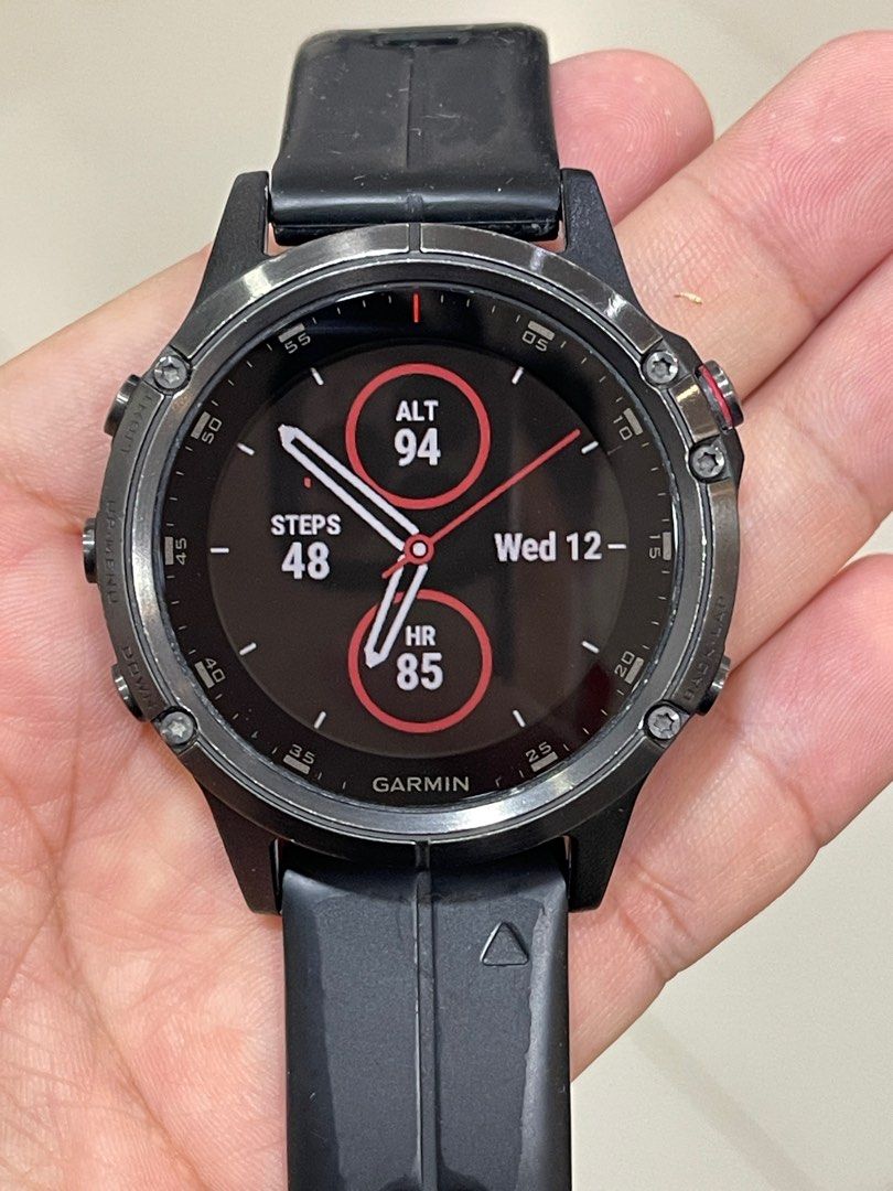 Garmin Fenix 5 plus sapphire used 47mm Mobile Phones