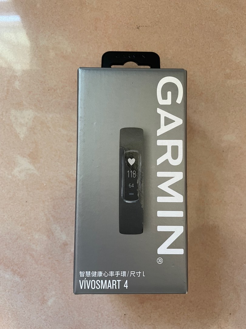 Garmin Vivosmart 4 Black, 手提電話, 智能穿戴裝置及智能手錶- Carousell