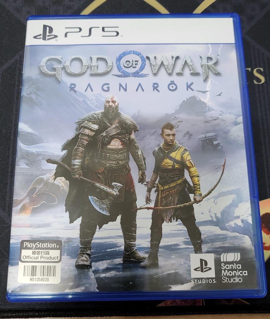 God of War Ragnarok PS5 Disc, Video Gaming, Video Games, PlayStation