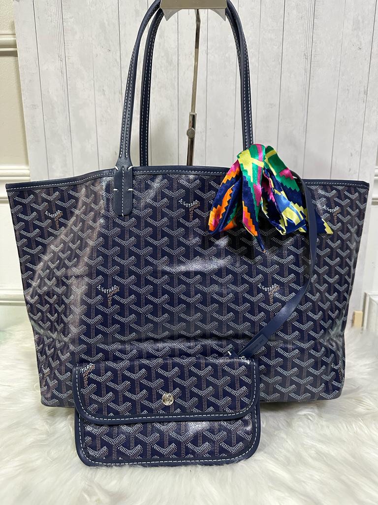 Goyard Tote PM in Navy Blue Women s Fashion Bags Wallets