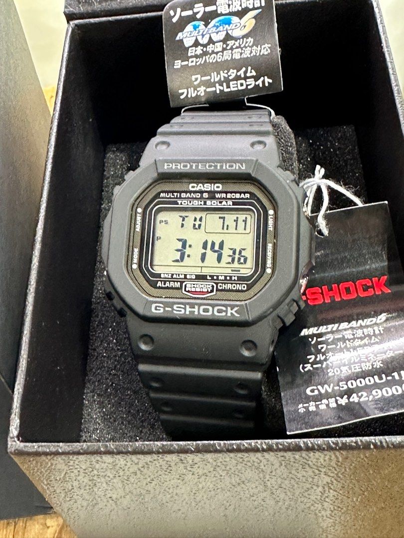 日本制G-SHOCK GW-5000U-1JF 扭底JDM GW-5000U GW5000U GW-5000 GW