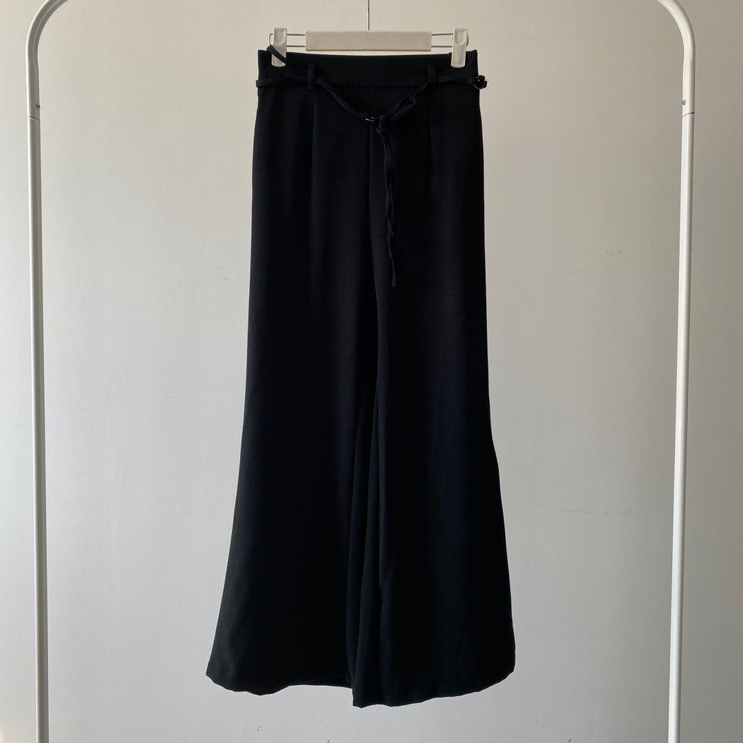 Brand New Black Flare Pants [Fits XS/S], Women's Fashion, Bottoms, Other  Bottoms on Carousell