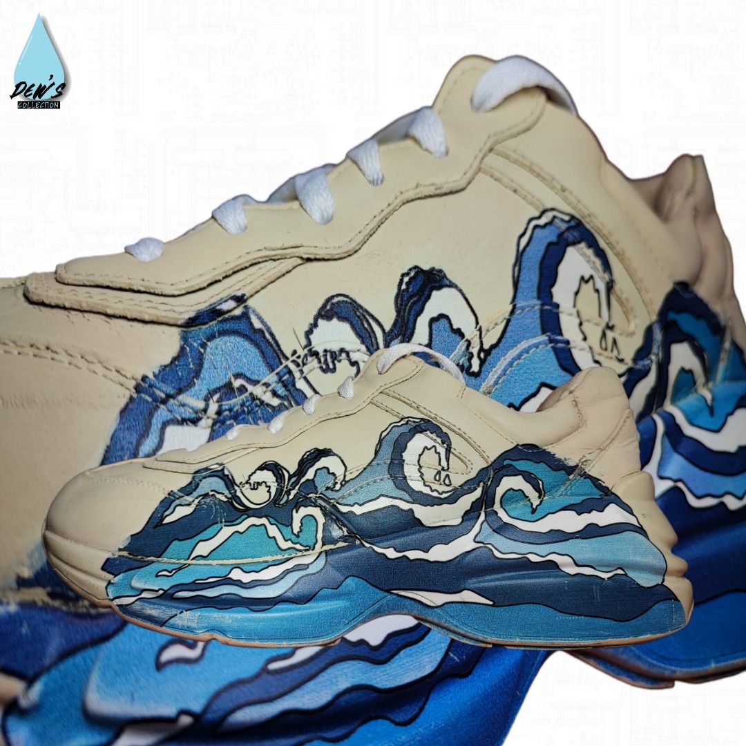GUCCI RHYTON WAVE 7 UK Men s Fashion Footwear Sneakers on Carousell
