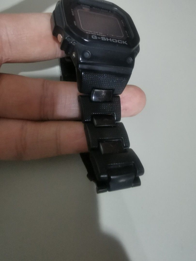 Gshock GWM5610BC Steel Bracelet Stealth Black Men s Fashion