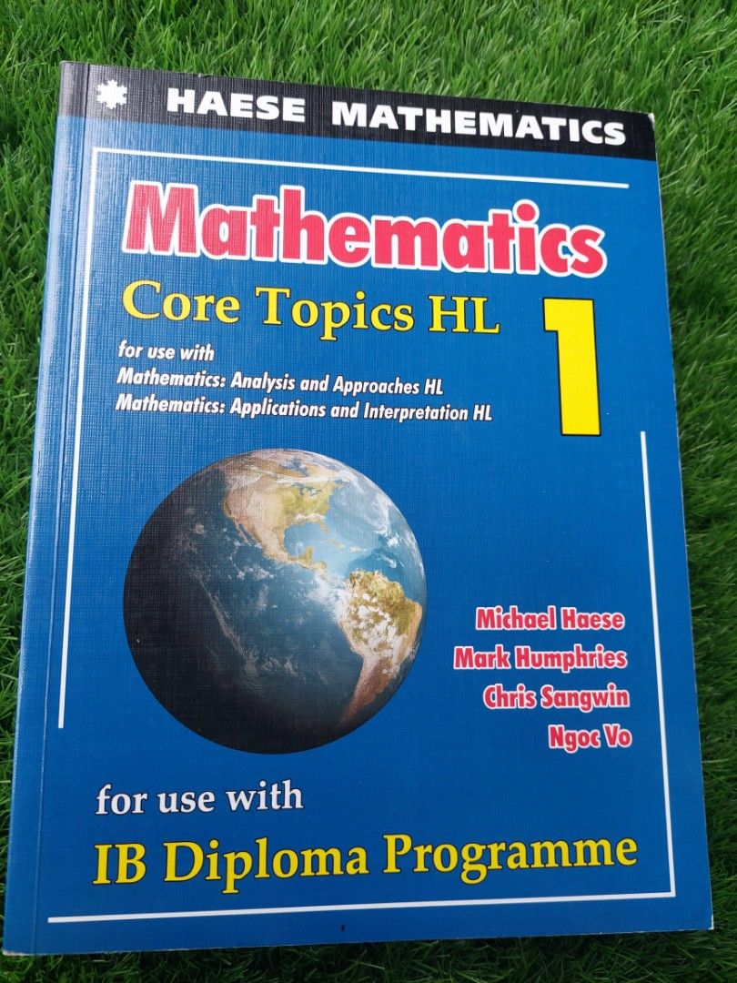 Haese mathematics core topics hl 1 for ib diploma hobbies toys