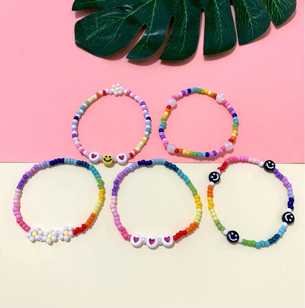 Cute homemade bead bracelets sale