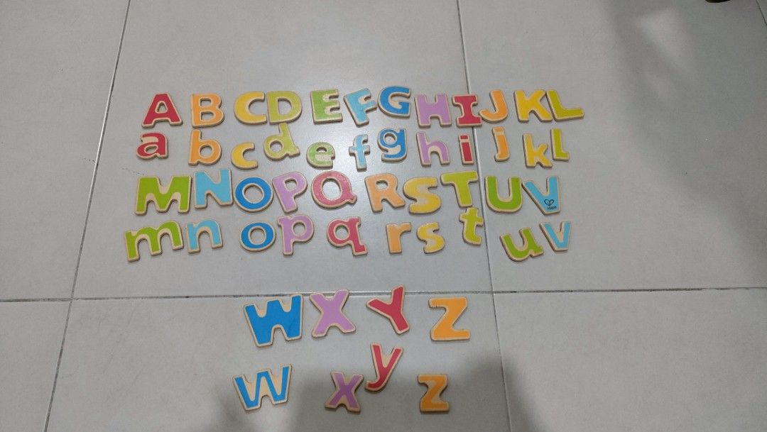 Hape magnetic letters Hobbies Toys Toys Games on Carousell