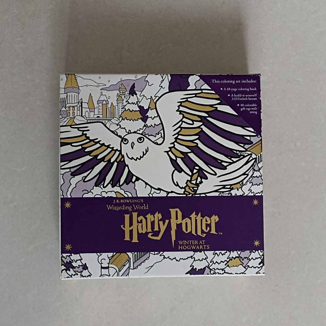 Harry Potter Coloring Book & Set, Toys & Collectibles, Lainnya di Carousell