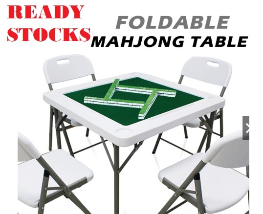 Folding Mahjong Table Folding Mahjong Table Simple Solid Wood Portable