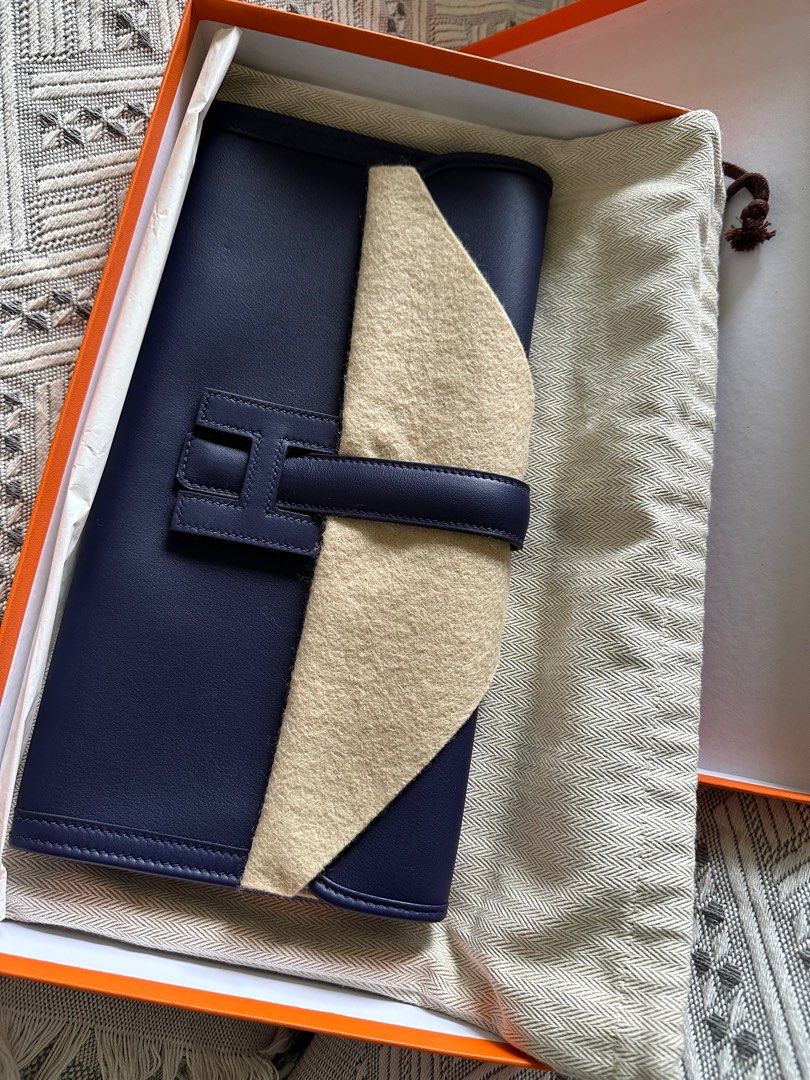 Authentic Hermes Jige Elan 29 Clutch Bag, Luxury, Bags & Wallets on  Carousell