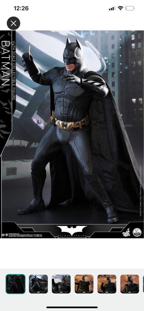 Hot Toys QS009 Batman 1 4th Carousell