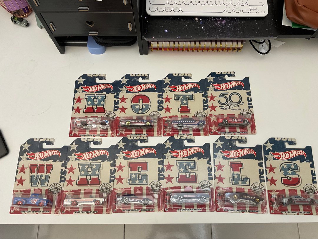 Hot wheels 50th anniversary stars and stripes clearance