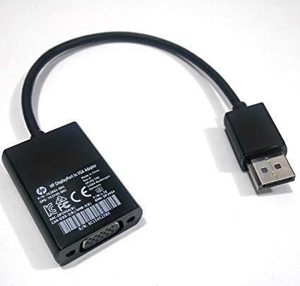 HP DisplayPort to VGA Adapter - AS615AA - Cable Connectors 
