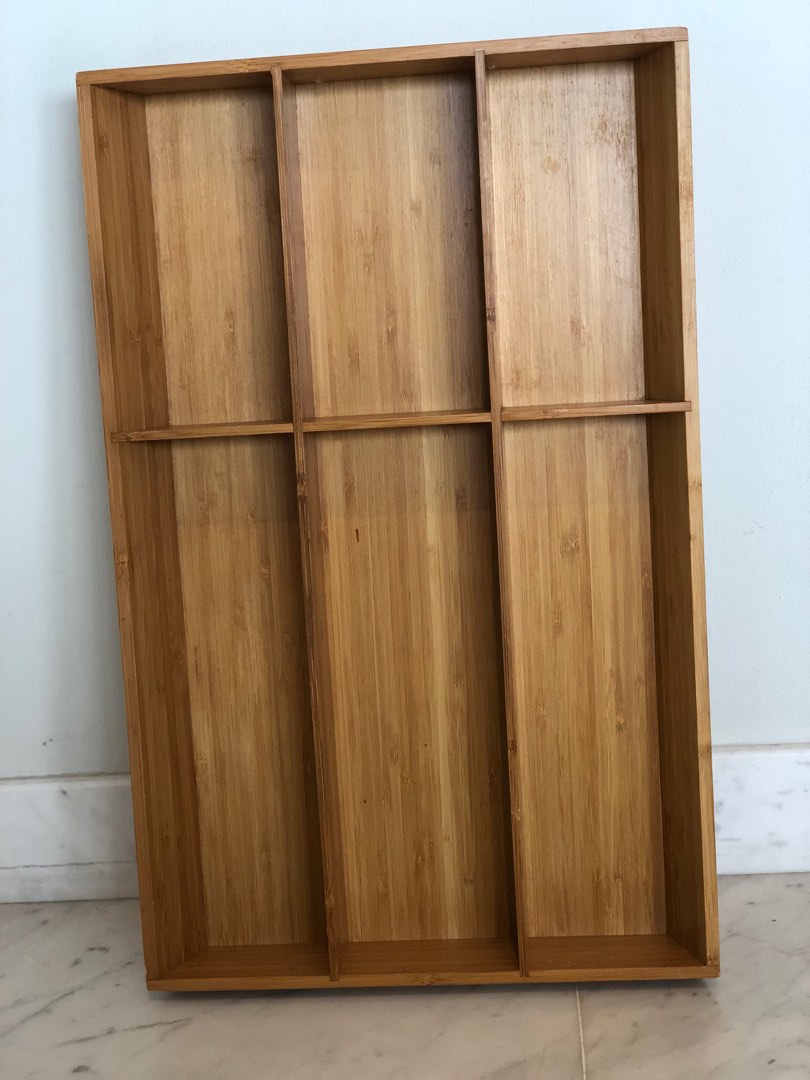 IKEA Cutlery tray ( Light bamboo 32*50 cm), Furniture & Home Living