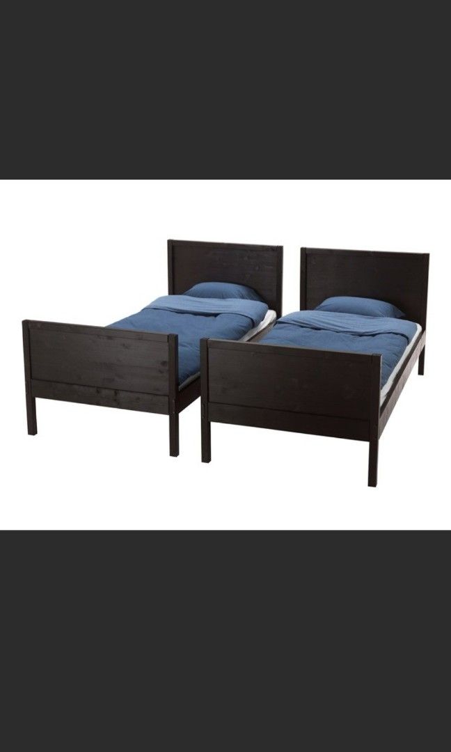 Ikea Norddal bunk bed frame, Furniture & Home Living, Furniture, Bed