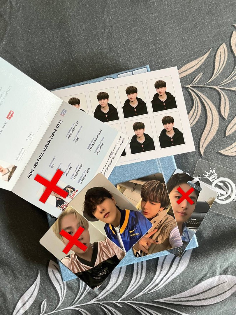 iKON「直筆サイン入りパスポートケース」 - アイドル