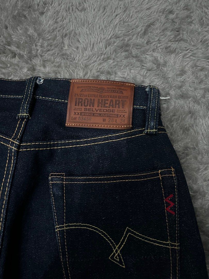 Iron Heart IH-634SR 21/23oz Ultra Heavy Raw Denim Limited Edition