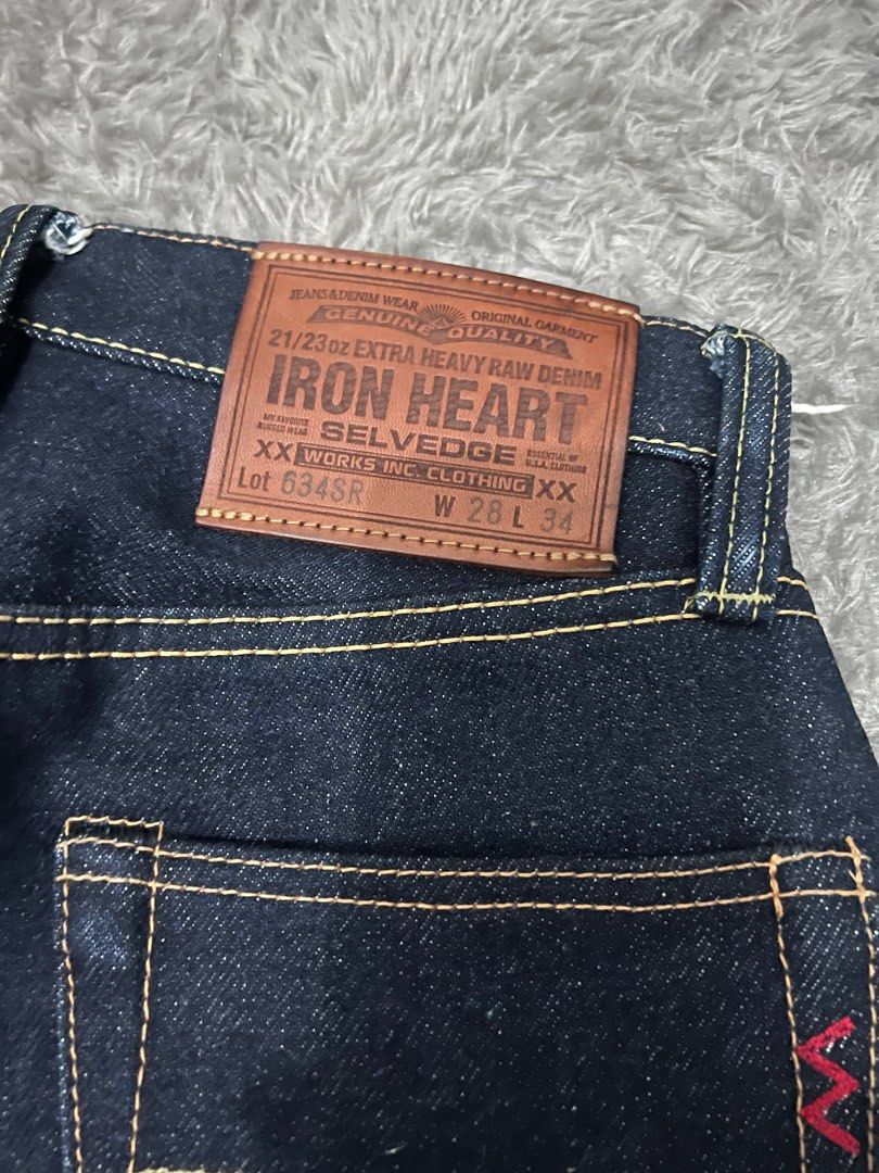 Iron Heart IH-634SR 21/23oz Ultra Heavy Raw Denim Limited Edition