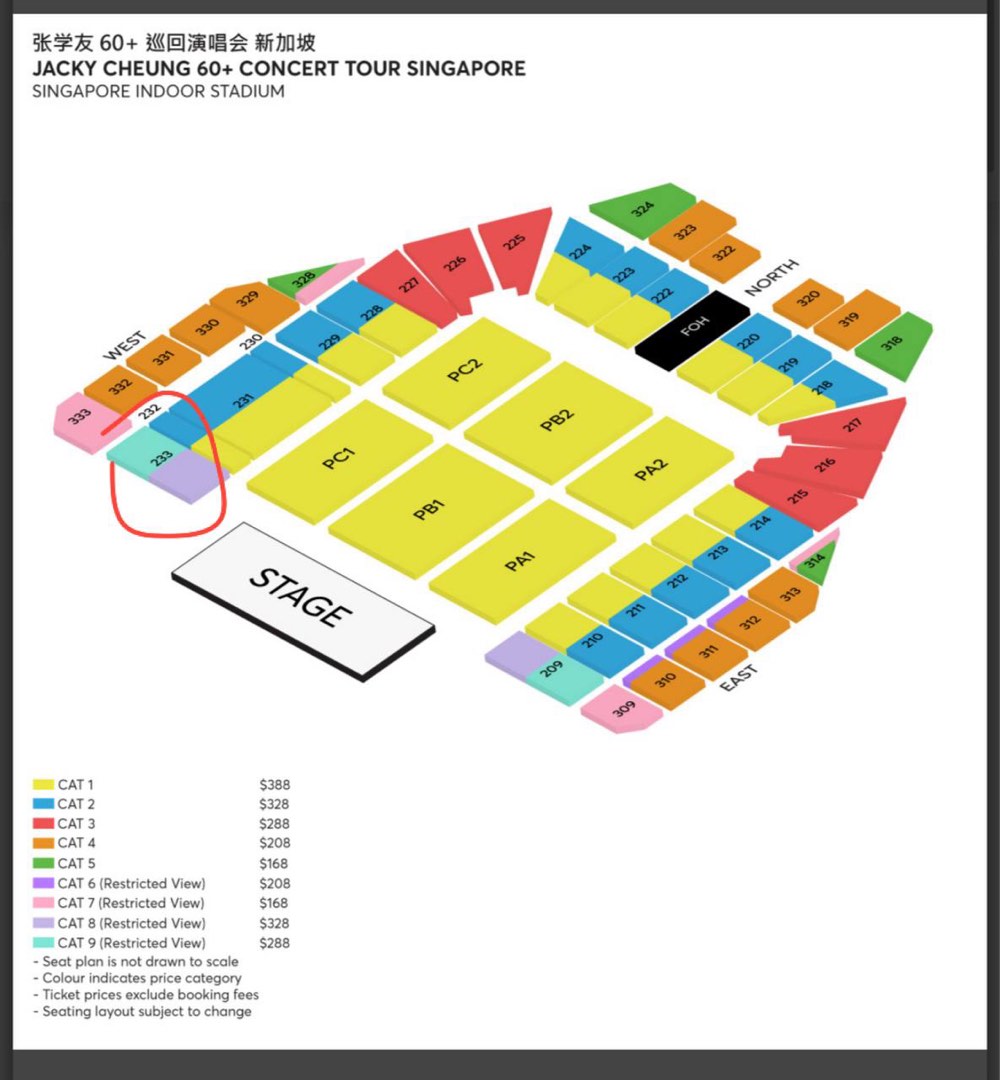 Jacky cheung concert 2023, Tickets & Vouchers, Event Tickets on Carousell