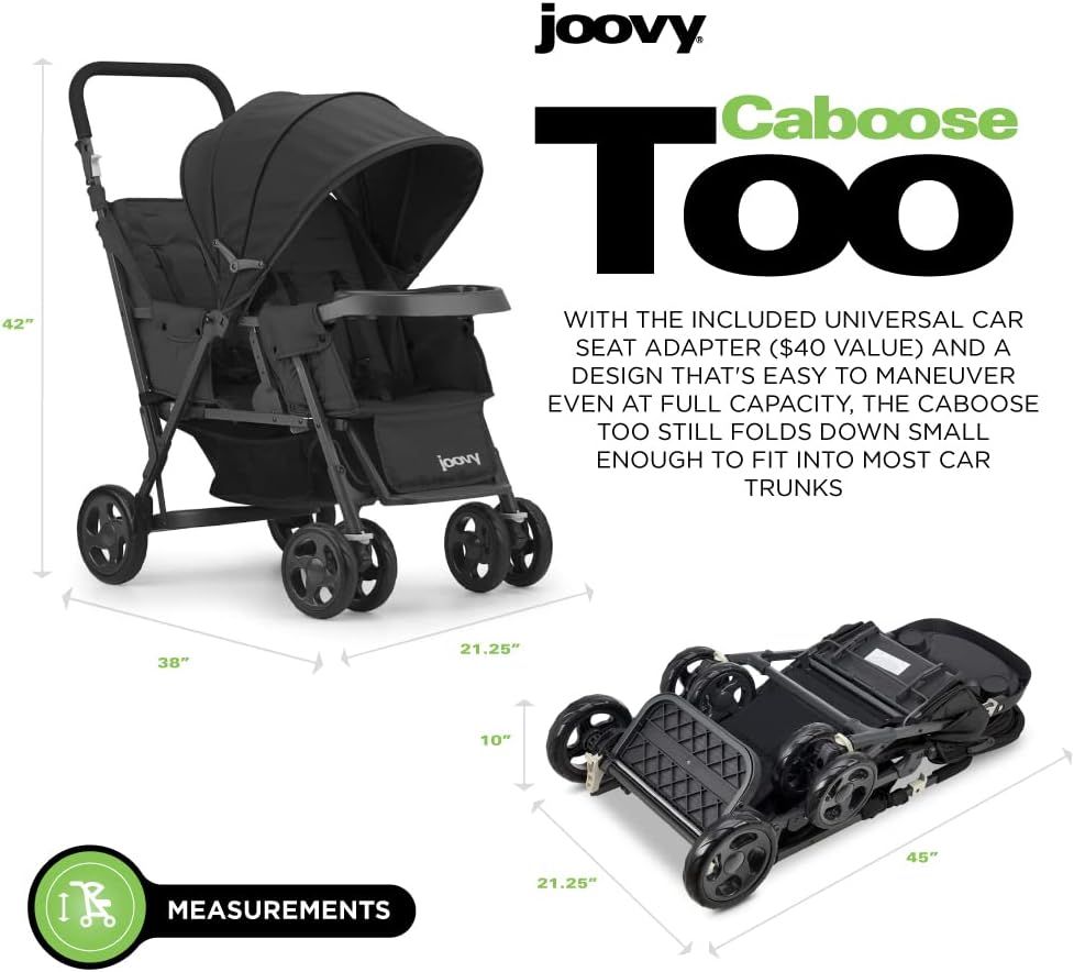 Joovy Caboose Too Stroller With Kid Stand JOOVY Caboose Too