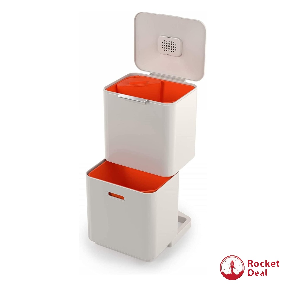 Joseph Joseph 30061 Intelligent Waste Totem Max Kitchen Trash Can and