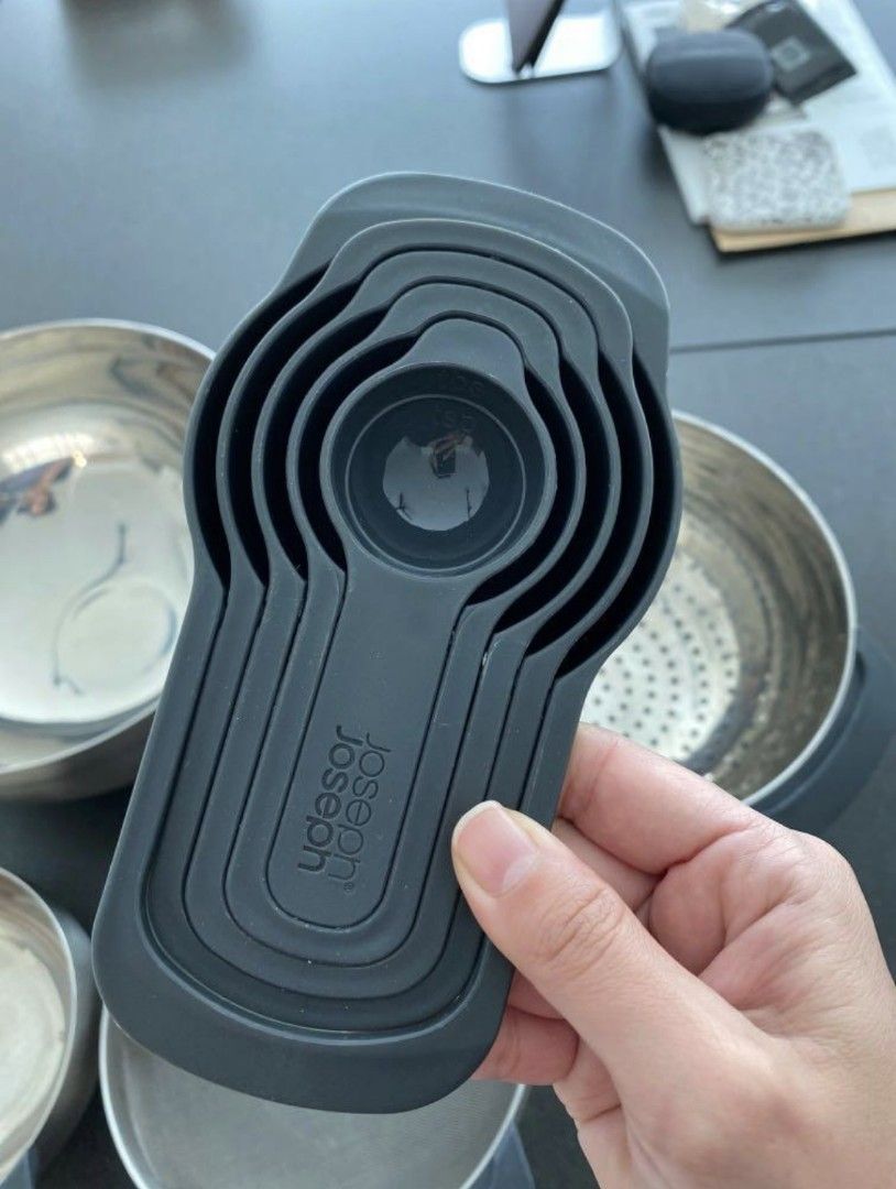 Joseph Joseph stainless steel mixing bowl set, Furniture & Home Living