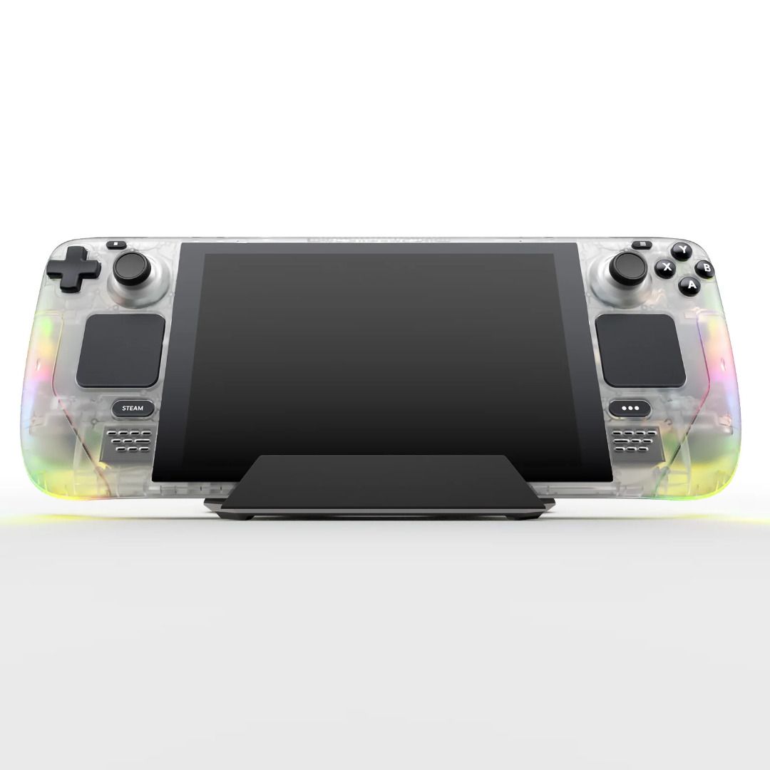 JSAUX RGB Transparent Back Plate for Valve Steam Deck, Video Gaming ...